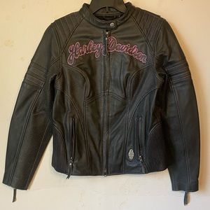 Women’s Harley Davidson Leather Jacket-size small